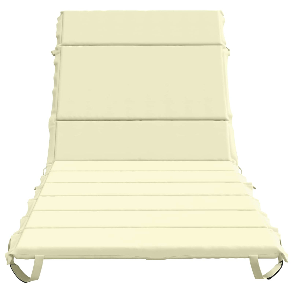 Sunlounger Cushion GEMERT 100% Polyester Cream 200 x 80 x 3 cm