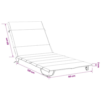 Sunlounger Cushion GEMERT 100% Polyester Multicolour