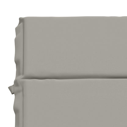 Sunlounger Cushion GEMERT 100% Polyester Grey 200 x 80 x 3 cm