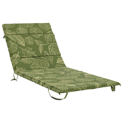 Sunlounger Cushion GEMERT 100% Polyester Leaf Design
