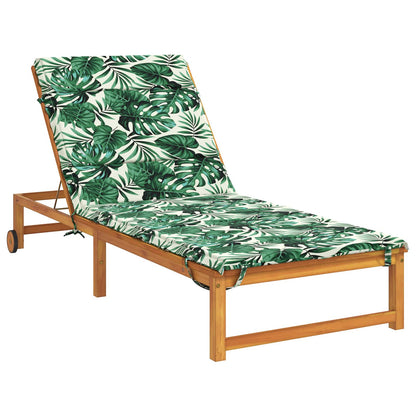 Sunlounger Cushion GEMERT 100% Polyester Leaf Pattern