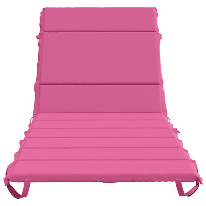 Sunlounger Cushion GEMERT 100% Polyester Pink 200 x 80 x 3 cm