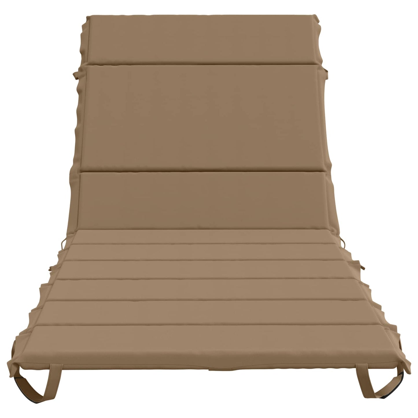 Sunlounger Cushion GEMERT 100% Polyester Taupe 200 x 80 x 3 cm
