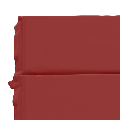 Sunlounger Cushion GEMERT 100% Polyester Wine Red