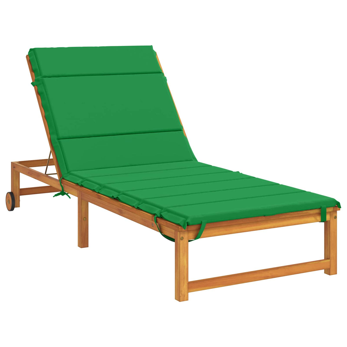 Sunlounger Cushion GEMERT 100% Polyester Green 200 x 90 x 3 cm