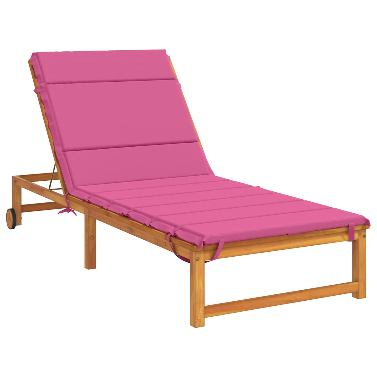 Sunlounger Cushion GEMERT 100% Polyester Pink 200 x 90 x 3 cm