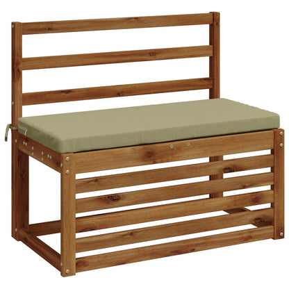 2-Piece Bench Cushions SOEST 2 pcs 100% Polyester Light Green
