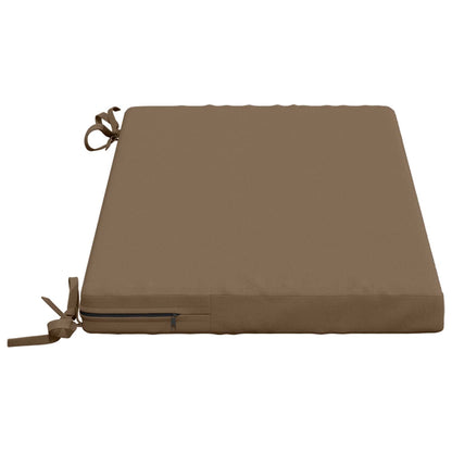 Bench Cushion SOEST 100% Polyester Taupe 60 x 40 x 5 cm