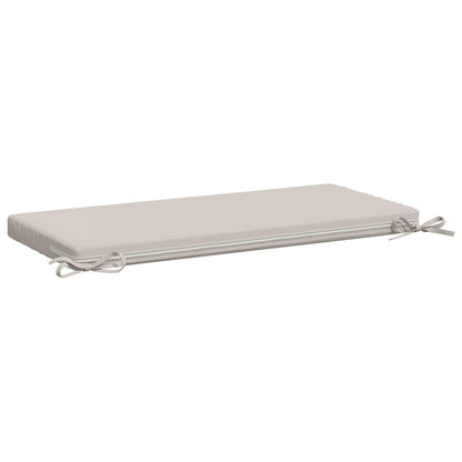 Bench Cushion SOEST 100% Polyester White 60 x 40 x 5 cm