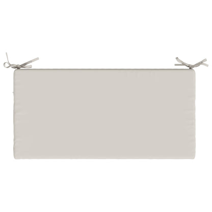 2-Piece Bench Cushions SOEST 2 pcs 100% Polyester White