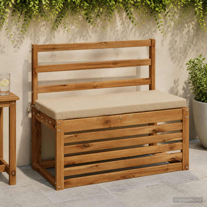 Bench Cushion SOEST 100% Polyester Sand 60 x 40 x 5 cm