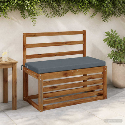 2-Piece Bench Cushions SOEST 2 pcs 100% Polyester Blue