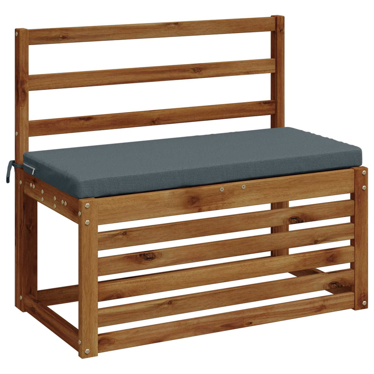 2-Piece Bench Cushions SOEST 2 pcs 100% Polyester Blue