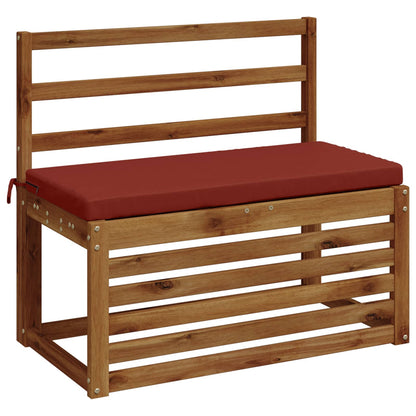2-Piece Bench Cushions SOEST 2 pcs 100% Polyester Red