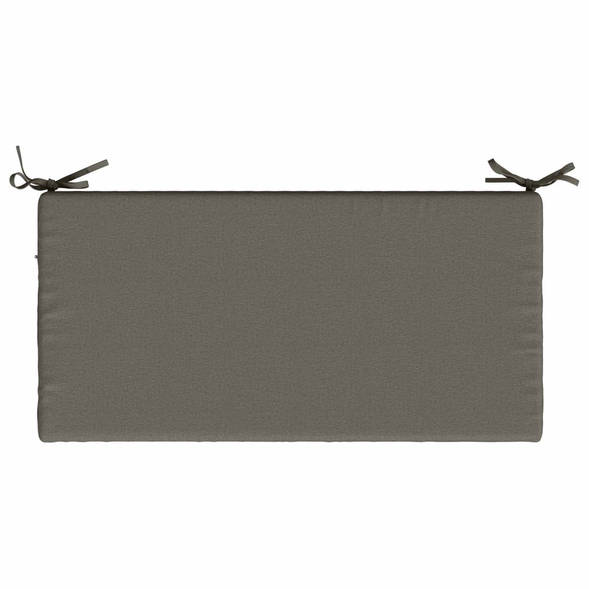 2-Piece Bench Cushions SOEST 2 pcs 100% Polyester Grey