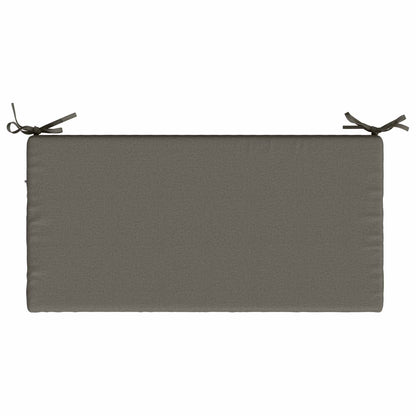 2-Piece Bench Cushions SOEST 2 pcs 100% Polyester Grey