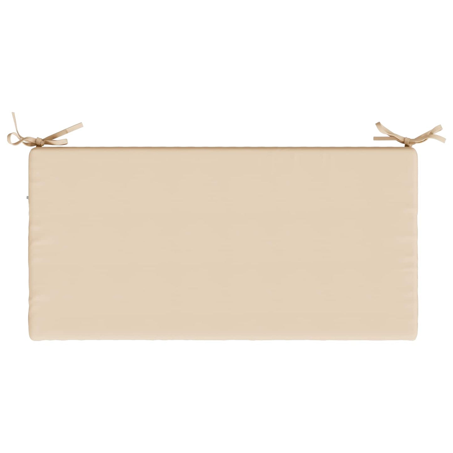 2-Piece Bench Cushions SOEST 2 pcs 100% Polyester Cream