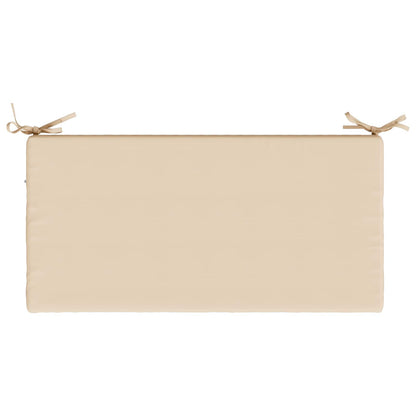 2-Piece Bench Cushions SOEST 2 pcs 100% Polyester Cream