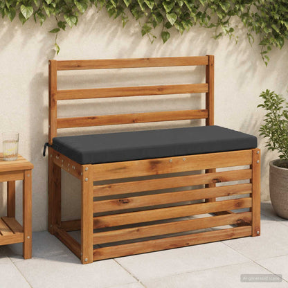 2-Piece Bench Cushions SOEST 2 pcs 100% Polyester Anthracite