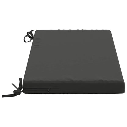Bench Cushion SOEST 100% Polyester Anthracite 60 x 40 x 5 cm