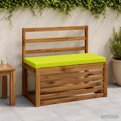 2-Piece Bench Cushions SOEST 2 pcs 100% Polyester Bright Green