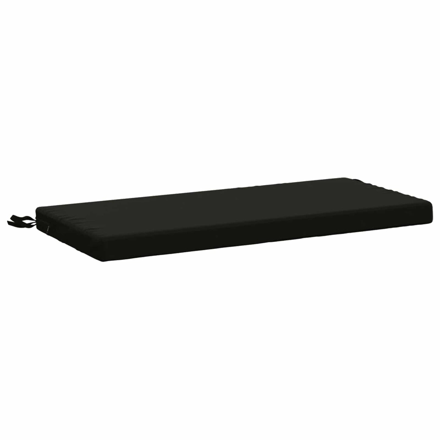 Bench Cushion SOEST 100% Polyester Black 60 x 40 x 5 cm