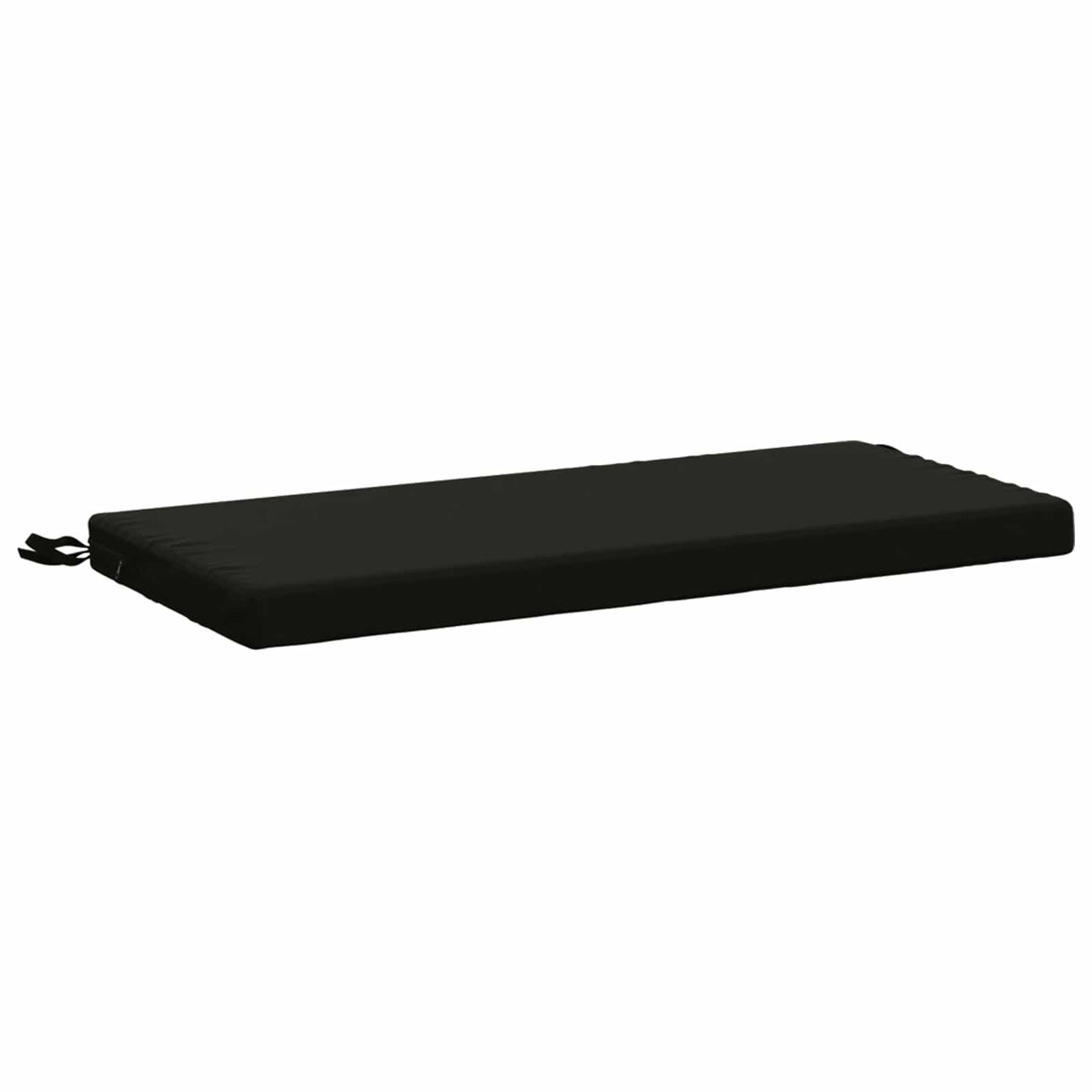 2-Piece Bench Cushions SOEST 2 pcs 100% Polyester Black