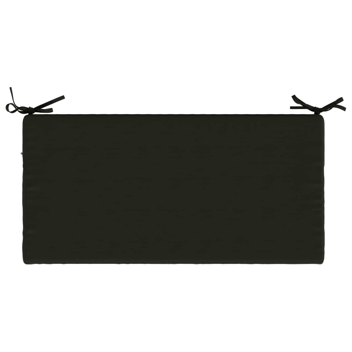 2-Piece Bench Cushions SOEST 2 pcs 100% Polyester Black