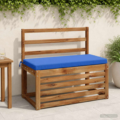 2-Piece Bench Cushions SOEST 2 pcs 100% Polyester Royal Blue