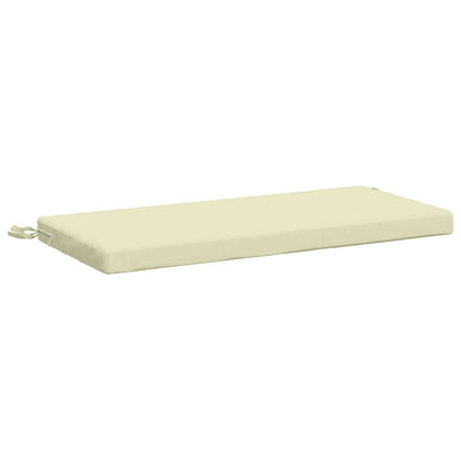 2-Piece Bench Cushions SOEST 2 pcs 100% Polyester Cream