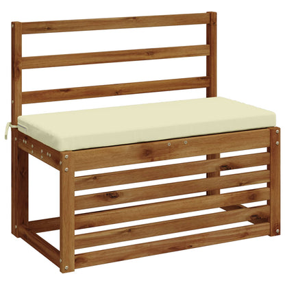 2-Piece Bench Cushions SOEST 2 pcs 100% Polyester Cream