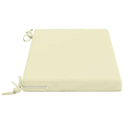 2-Piece Bench Cushions SOEST 2 pcs 100% Polyester Cream