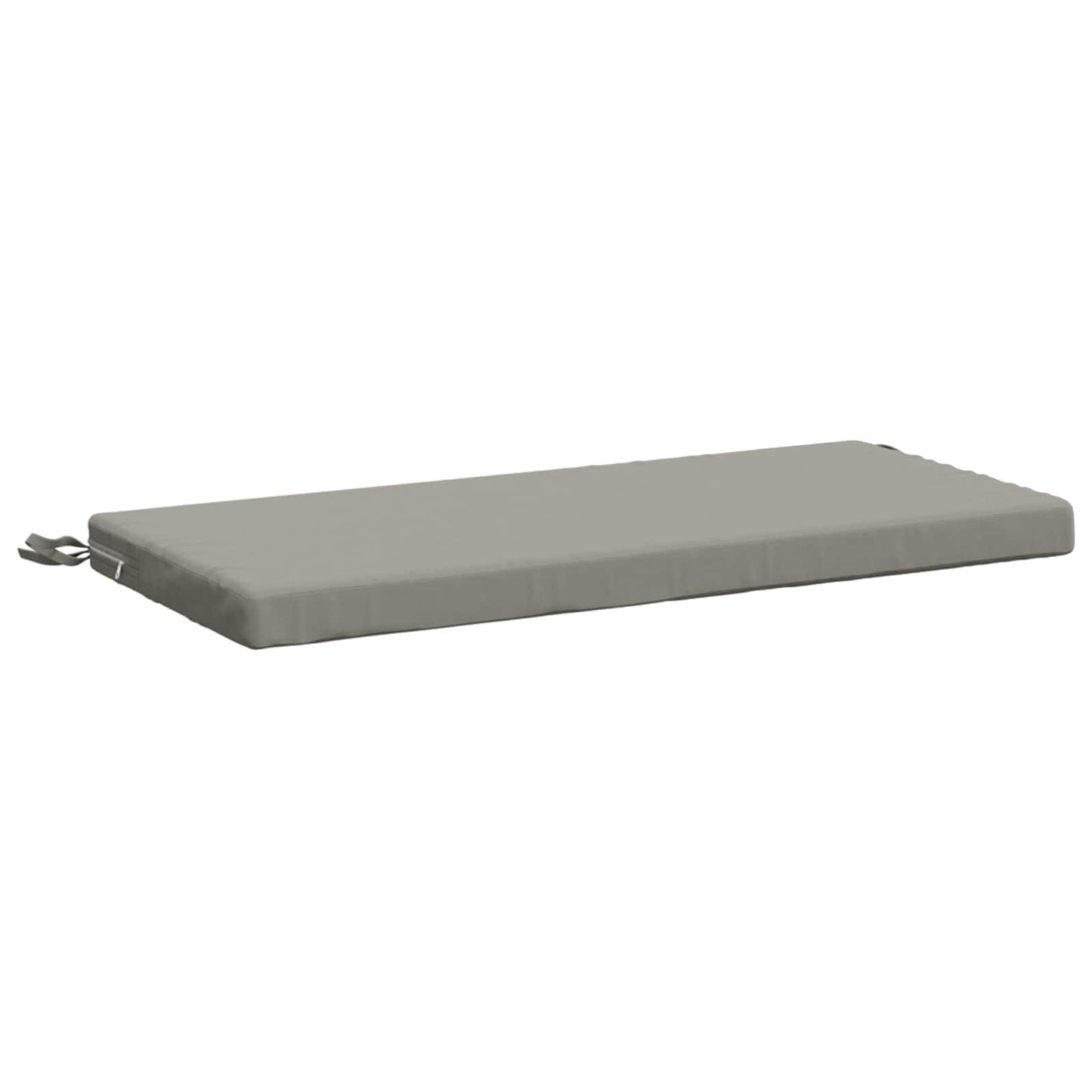 2-Piece Bench Cushions SOEST 2 pcs 100% Polyester Grey