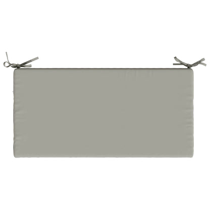2-Piece Bench Cushions SOEST 2 pcs 100% Polyester Grey