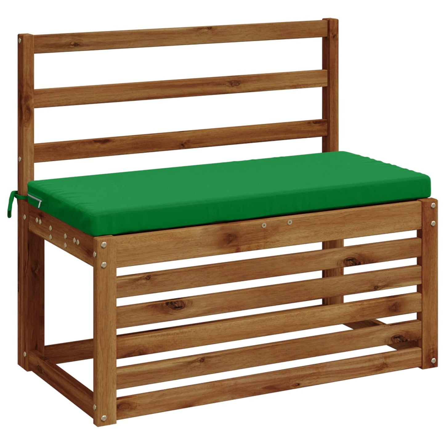 2-Piece Bench Cushions SOEST 2 pcs 100% Polyester Green
