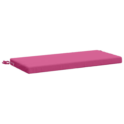 2-Piece Bench Cushions SOEST 2 pcs 100% Polyester Pink