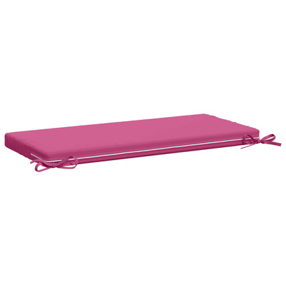 2-Piece Bench Cushions SOEST 2 pcs 100% Polyester Pink