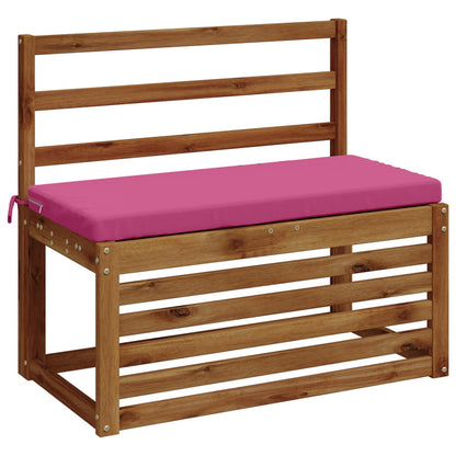 2-Piece Bench Cushions SOEST 2 pcs 100% Polyester Pink