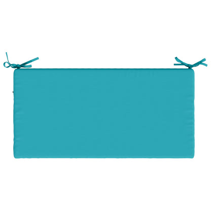Bench Cushion SOEST 100% Polyester Turquoise 60 x 40 x 5 cm