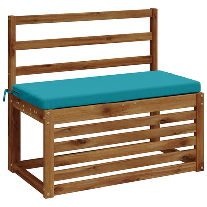2-Piece Bench Cushions SOEST 2 pcs 100% Polyester Turquoise