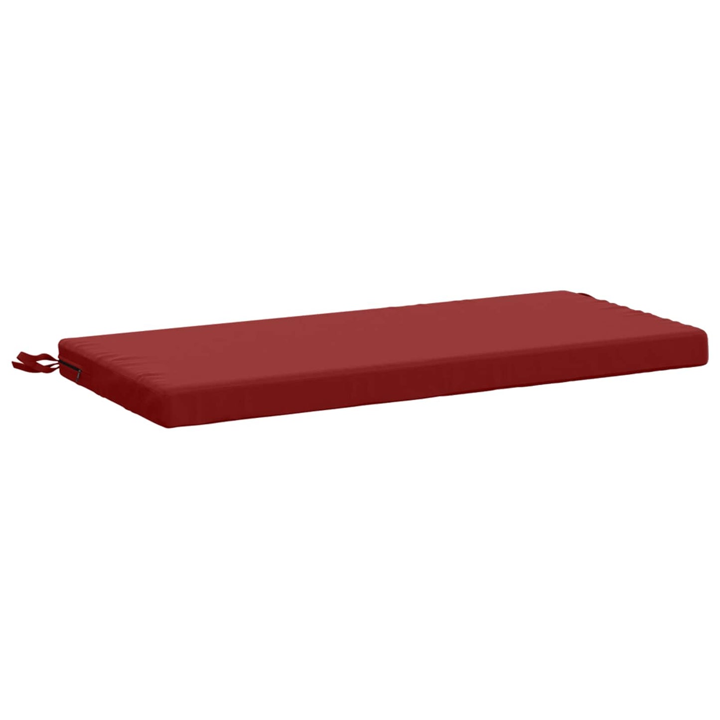 2-Piece Bench Cushions SOEST 2 pcs 100% Polyester Wine Red