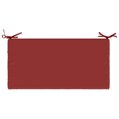 2-Piece Bench Cushions SOEST 2 pcs 100% Polyester Wine Red
