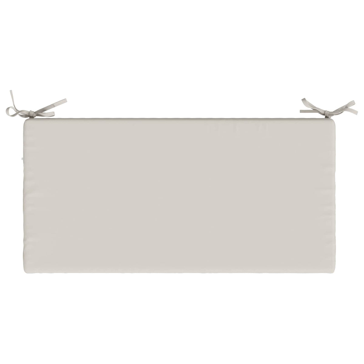 2-Piece Bench Cushions SOEST 2 pcs 100% Polyester White