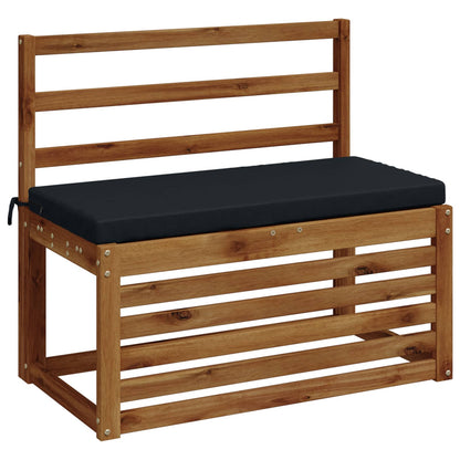2-Piece Bench Cushions SOEST 2 pcs 100% Polyester Dark Blue