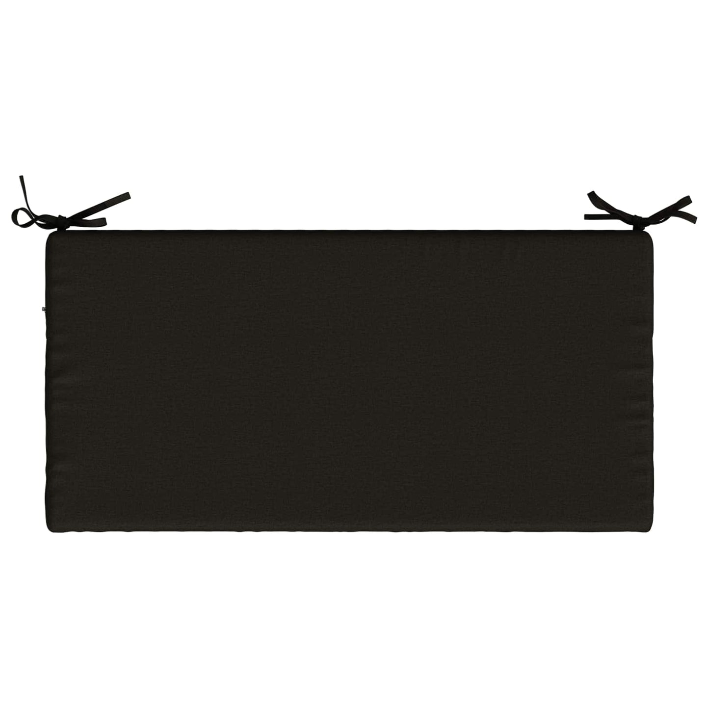 2-Piece Bench Cushions SOEST 2 pcs 100% Polyester Black