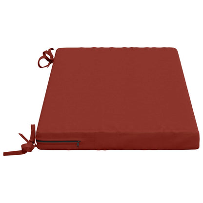Bench Cushion SOEST 100% Polyester Red 80 x 40 x 5 cm