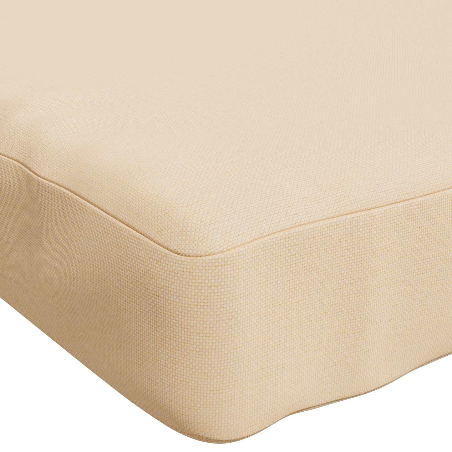 Bench Cushion SOEST 100% Polyester Cream 80 x 40 x 5 cm