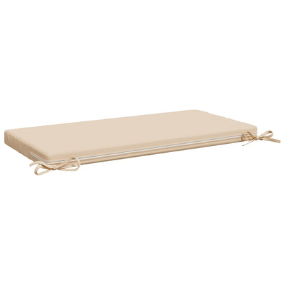 Bench Cushion SOEST 100% Polyester Cream 80 x 40 x 5 cm