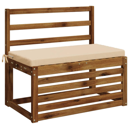 Bench Cushion SOEST 100% Polyester Cream 80 x 40 x 5 cm