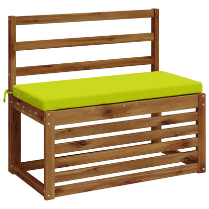 2-Piece Bench Cushions SOEST 2 pcs 100% Polyester Bright Green